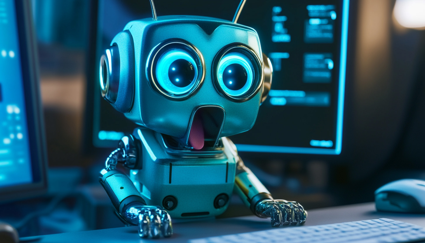 Robot Bing surprise