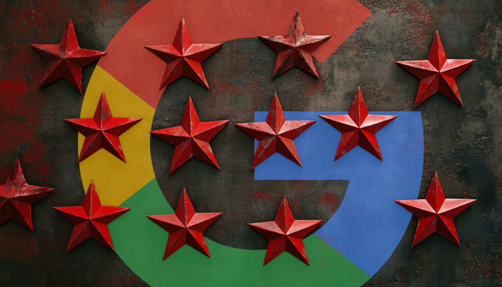 Google Yandex Red Stars