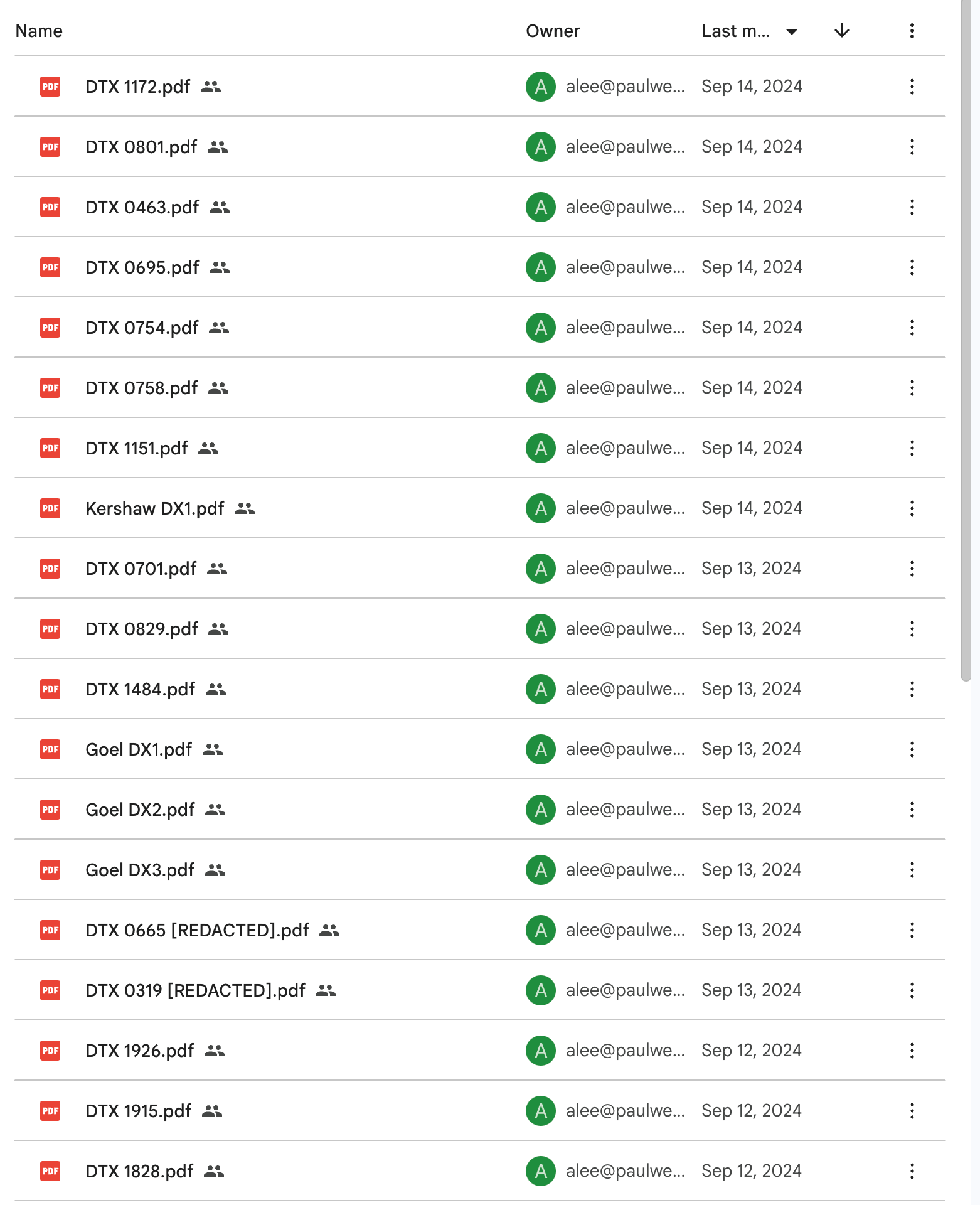 Docs du dossier d'essai Google DOJ
