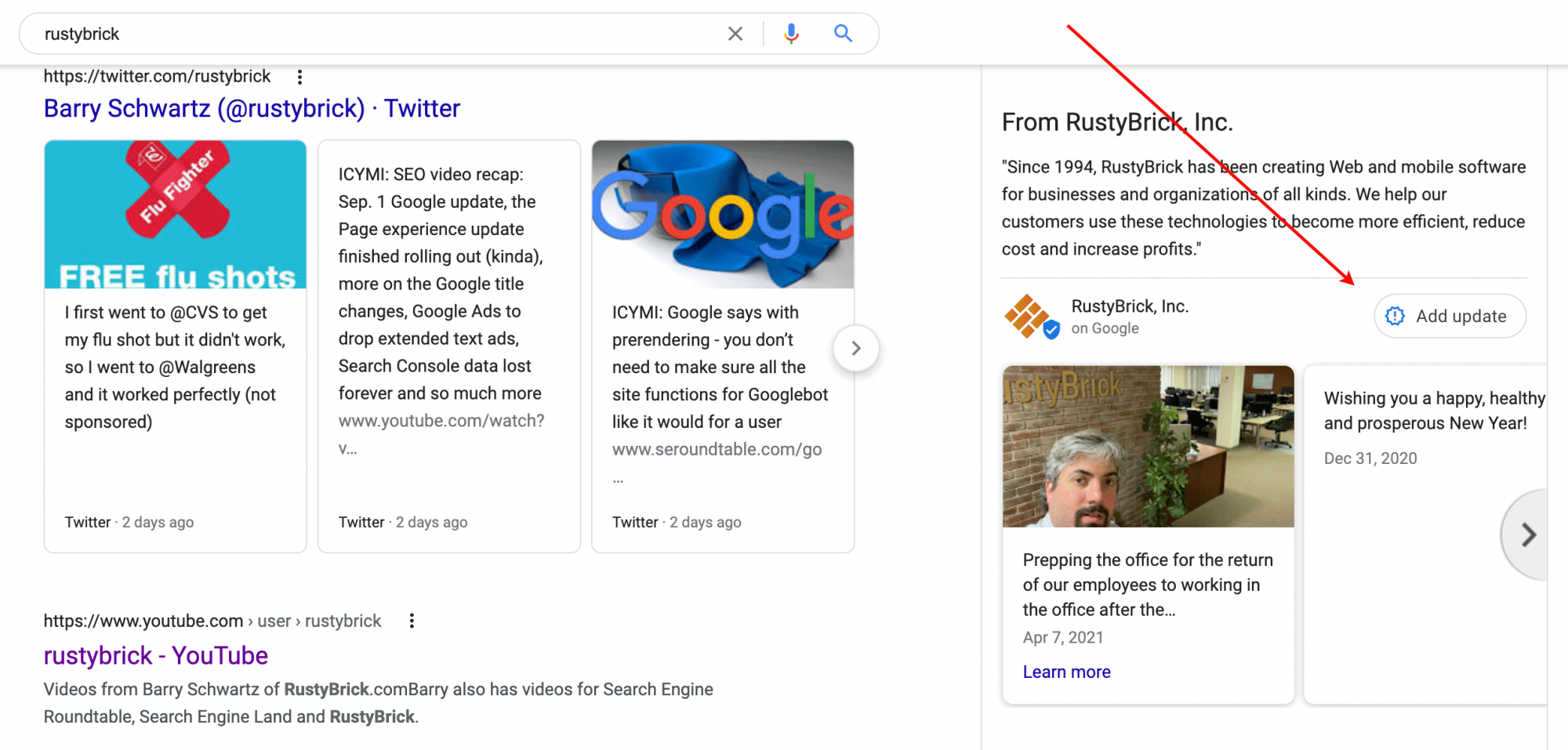 Google Ajouter une mise à jour Recherche Google Publis 1630857453