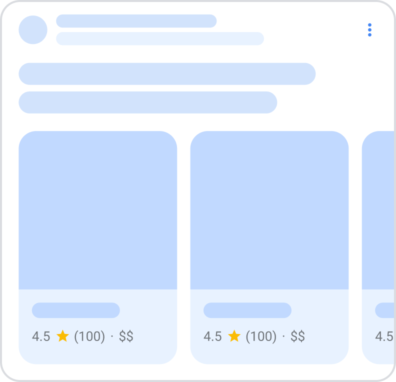 Résultat riche en carrousel