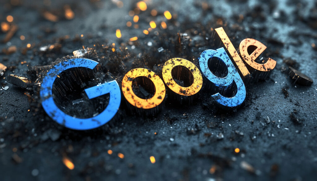 Google Logo Down