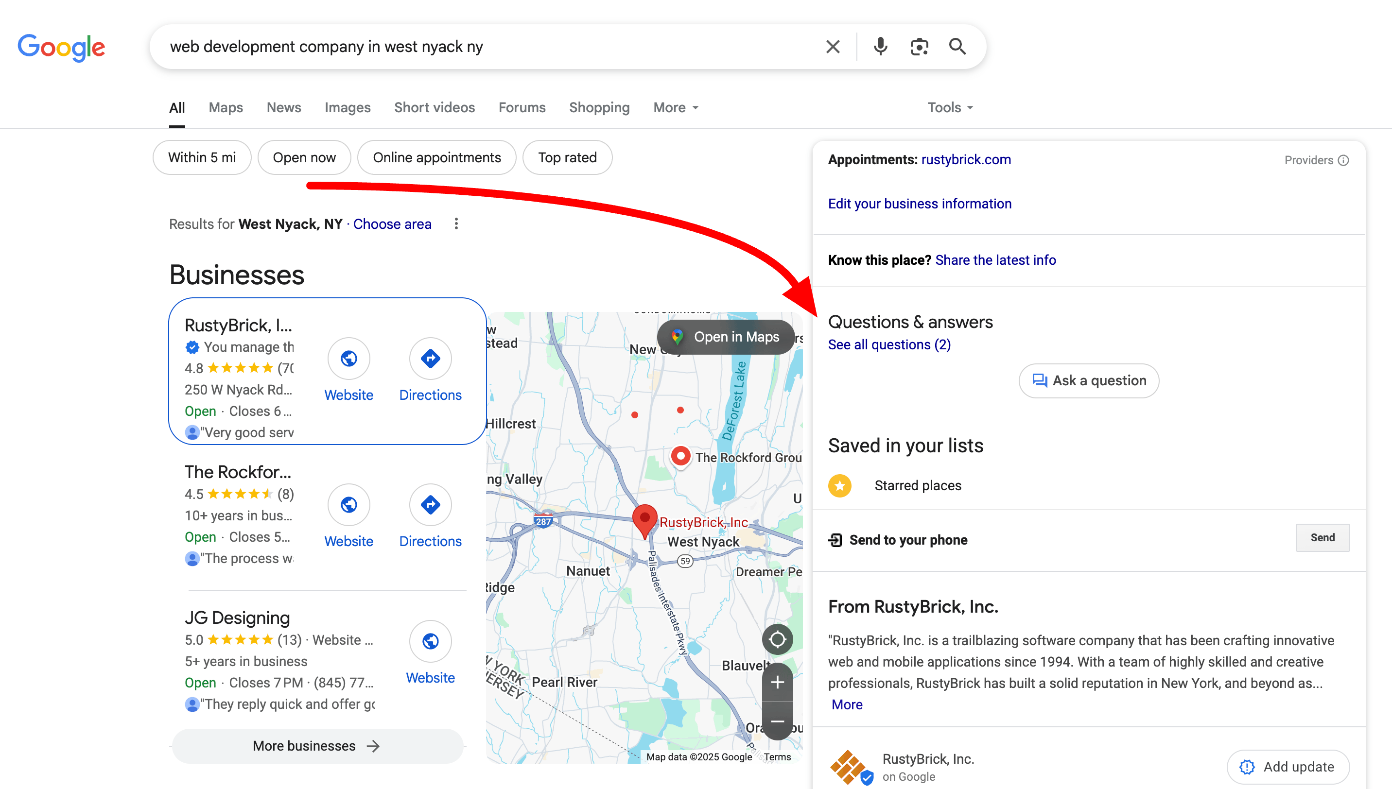 Pack local google avec QA