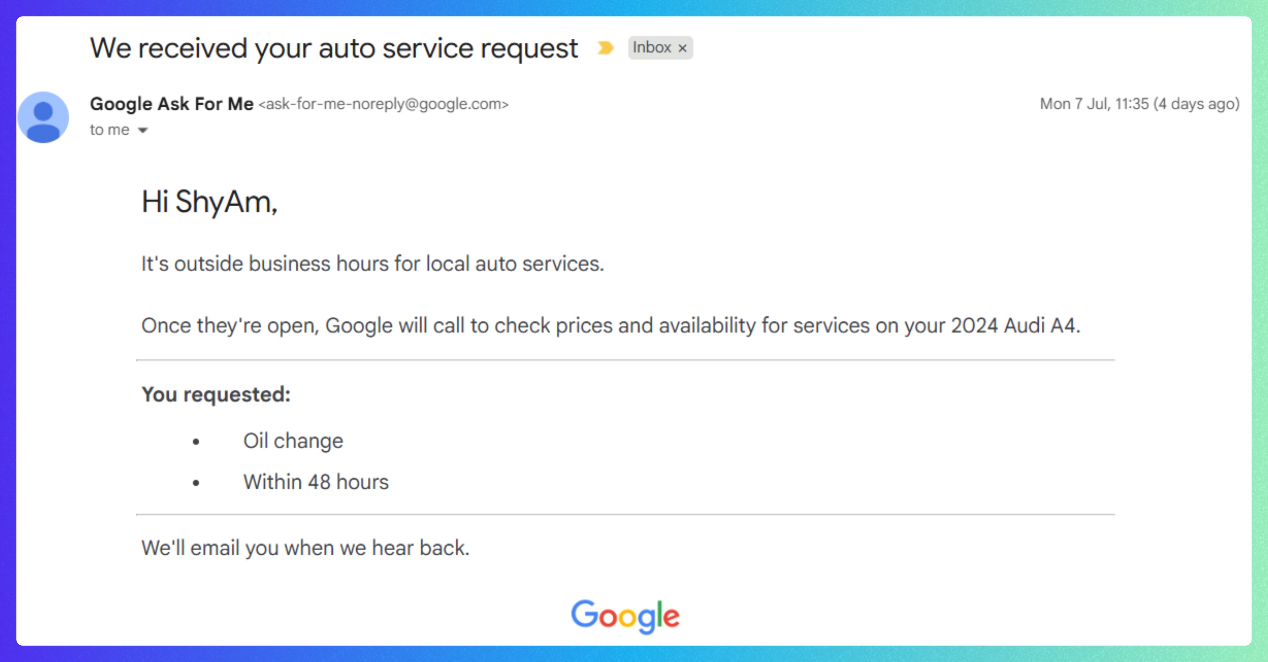 E-mail Google