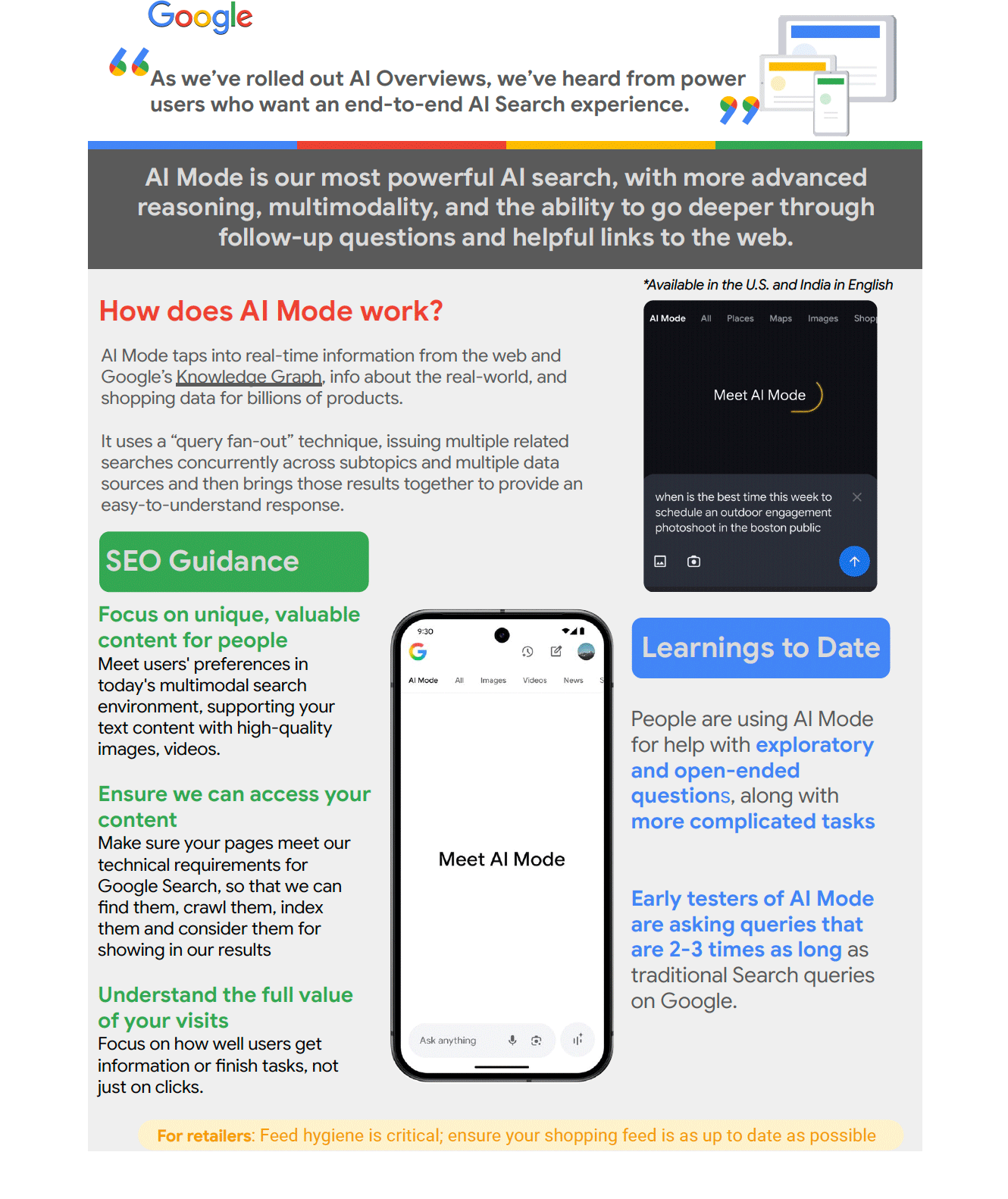 Google comment AI Mode