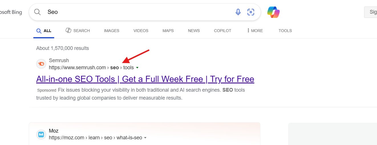 Bing URL Move