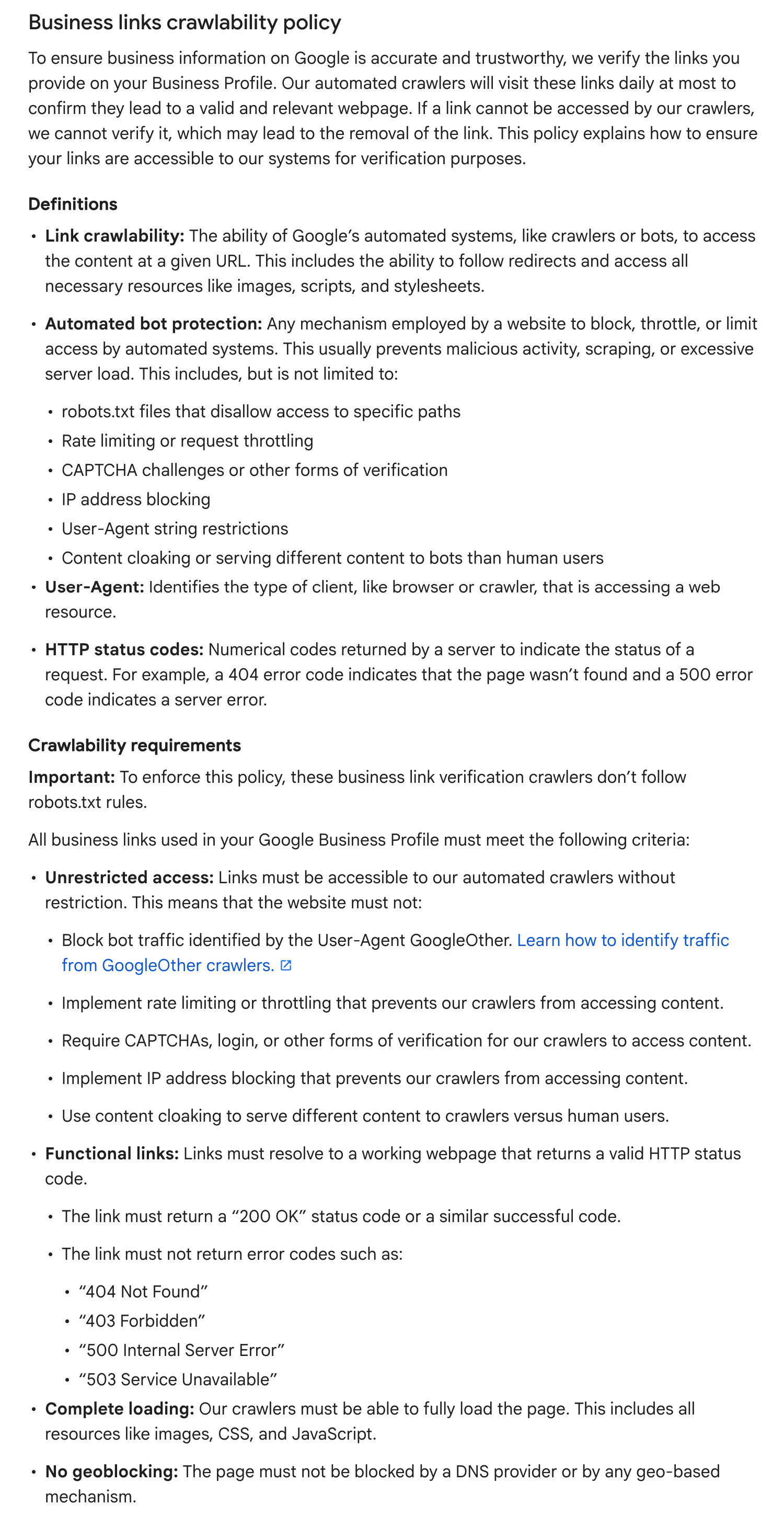 Business Links Politiques directives Update2