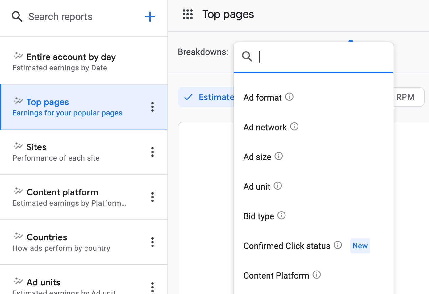 Statut confirmé du clic Google Adsense