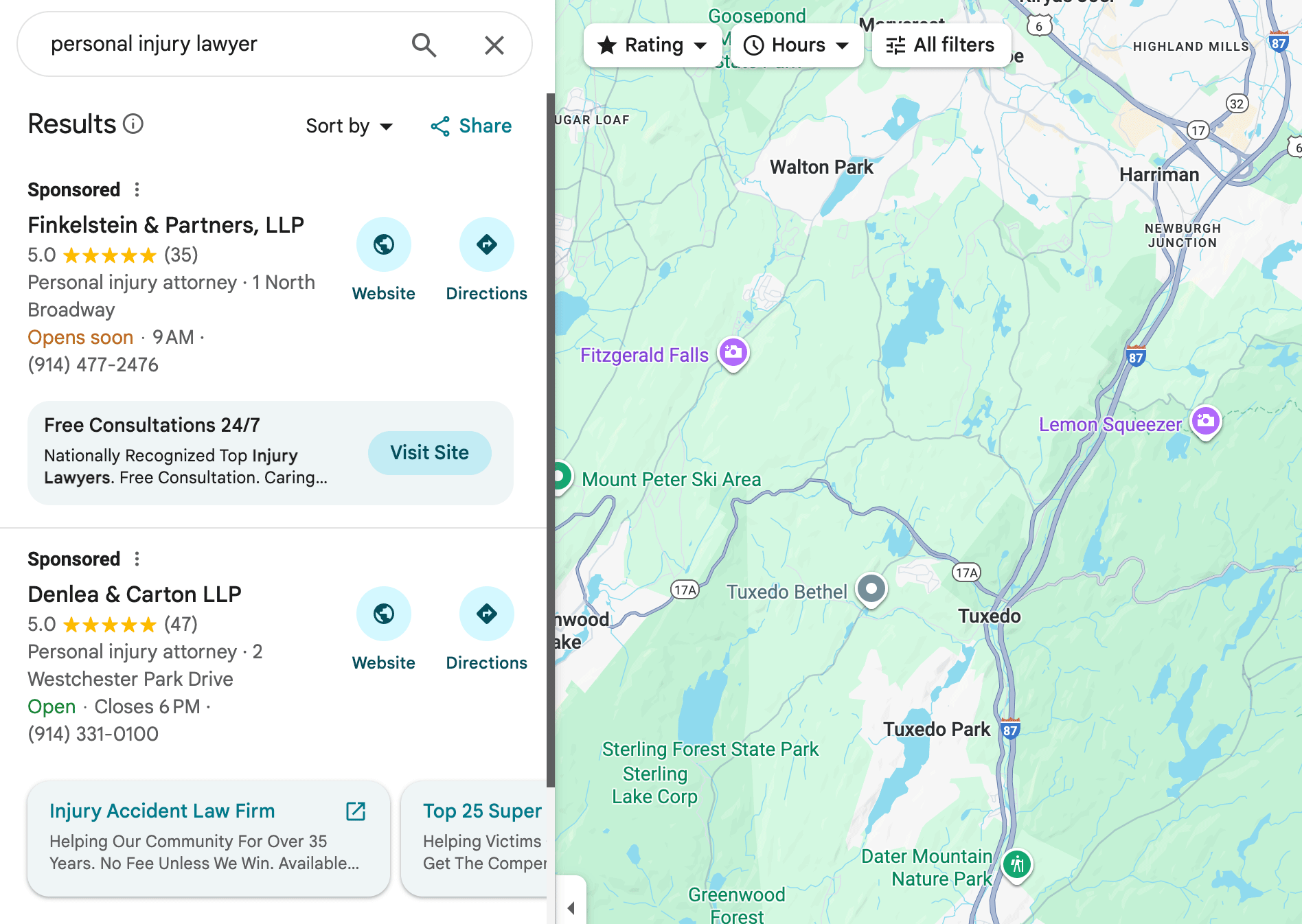 Carrousel Google Ads Maps