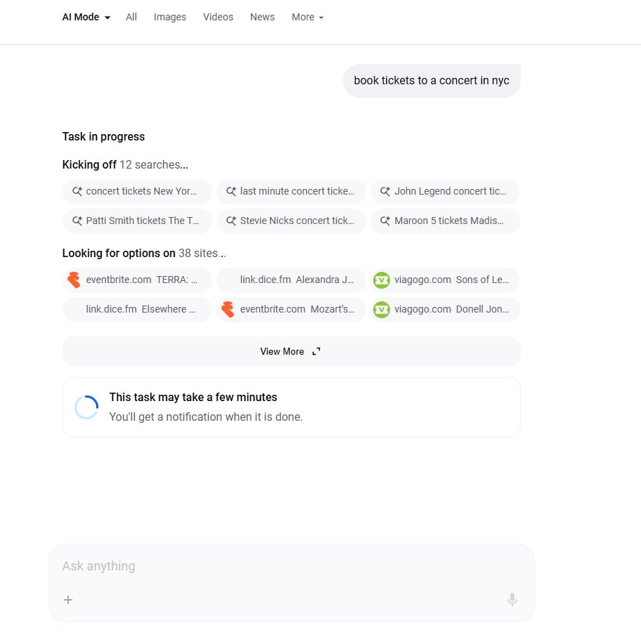 Billets de concert Google Ai Mode2