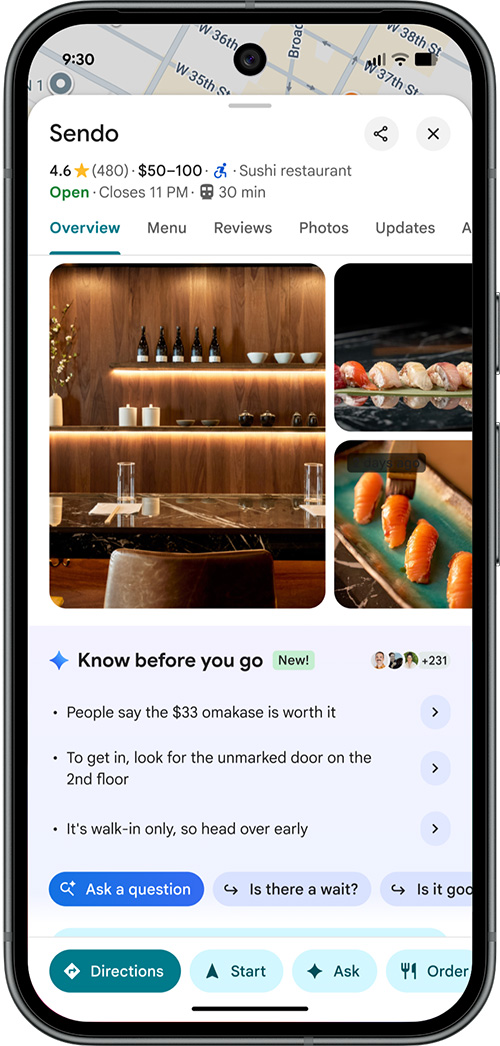 Conseils d'initiés Google Maps