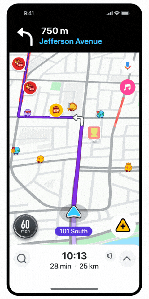Annonces Google dans Waze
