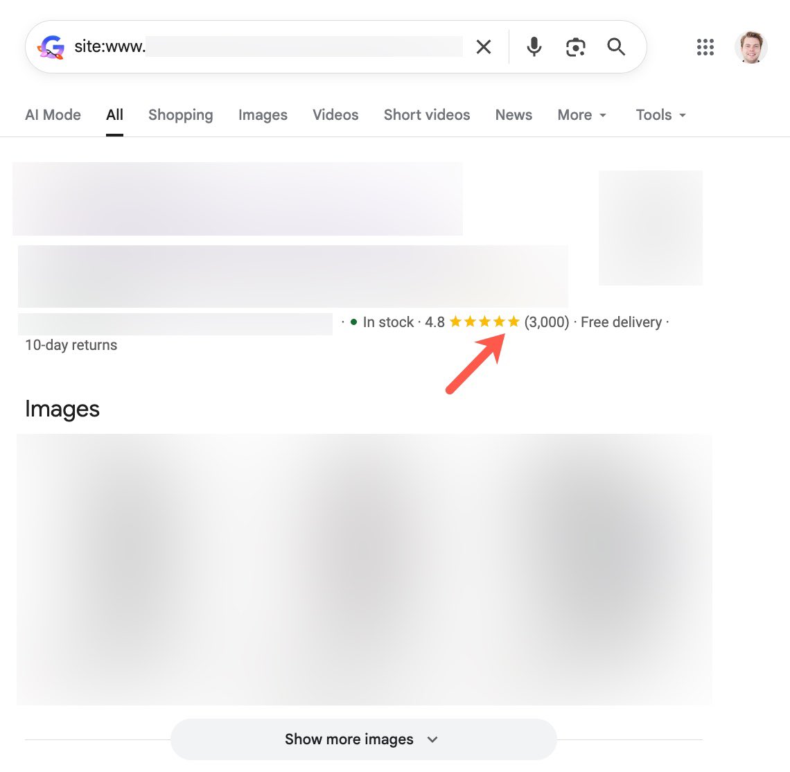 Google Product Reviews Bug Pdp Recherche
