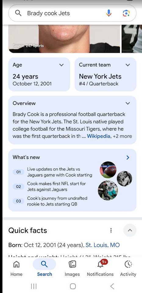 Recherche Google Nouvelles fonctionnalités sportives2