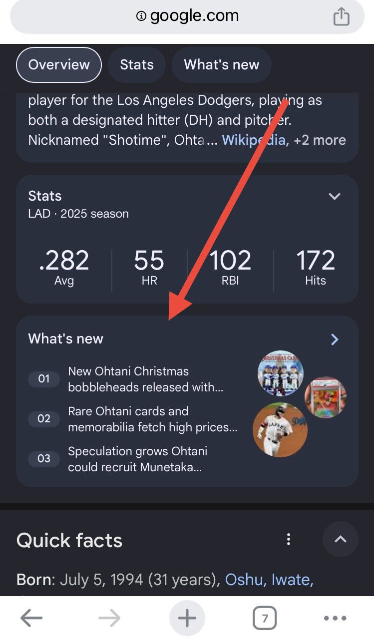Recherche Google Nouvelles fonctionnalités sportives