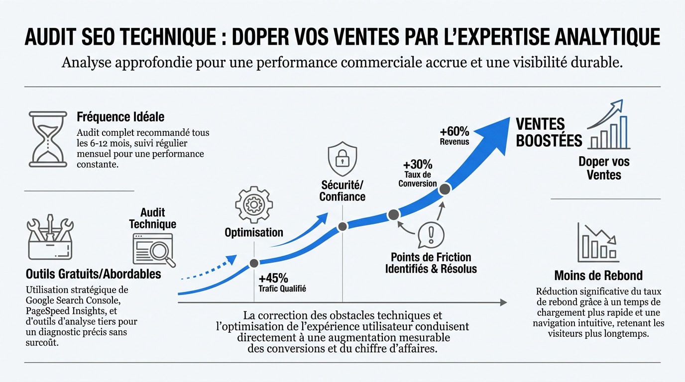 Analyse technique d'une boutique en ligne pour augmenter le chiffre d'affaires