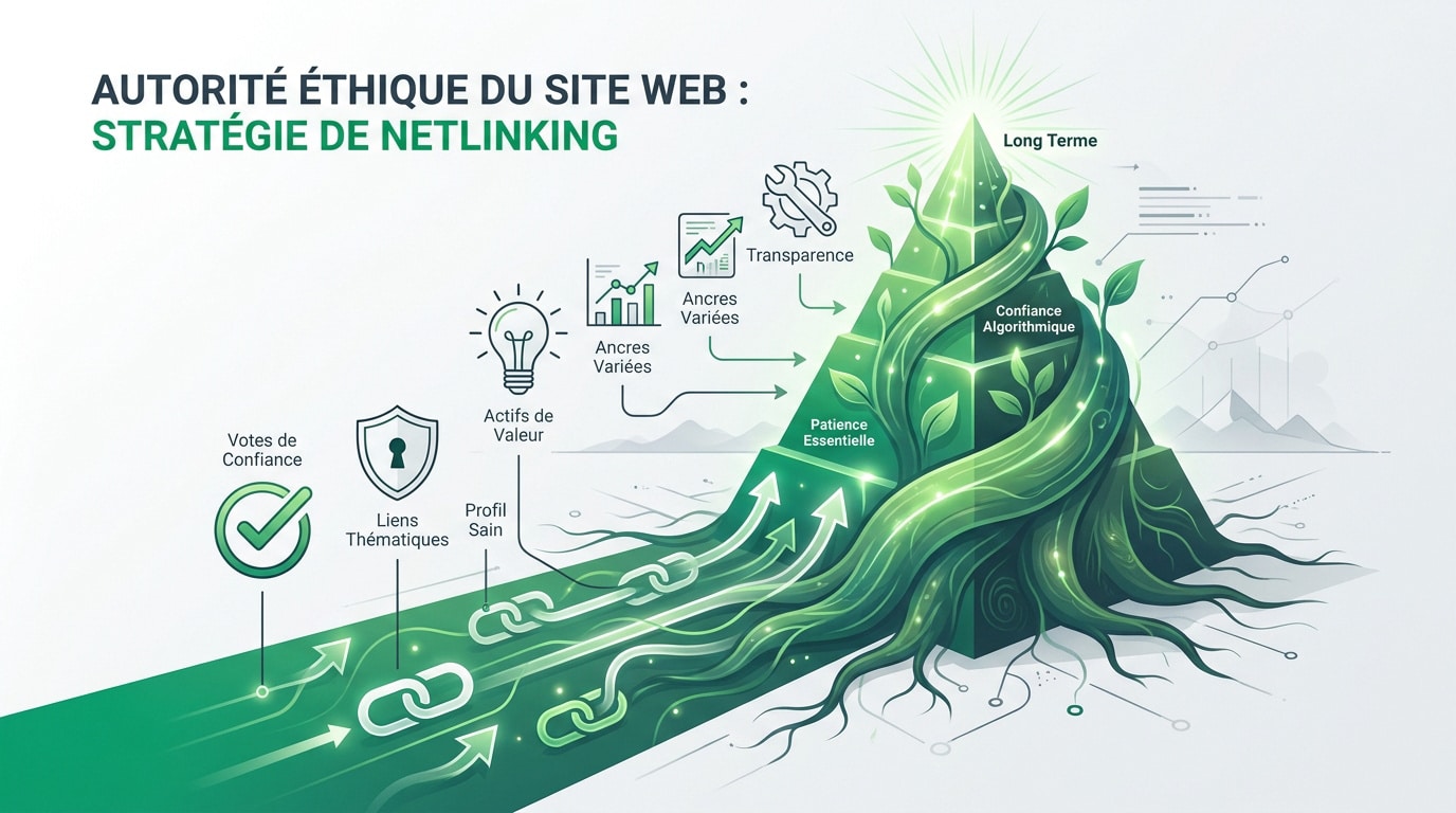 Stratégie de netlinking éthique et autorité de domaine SEO