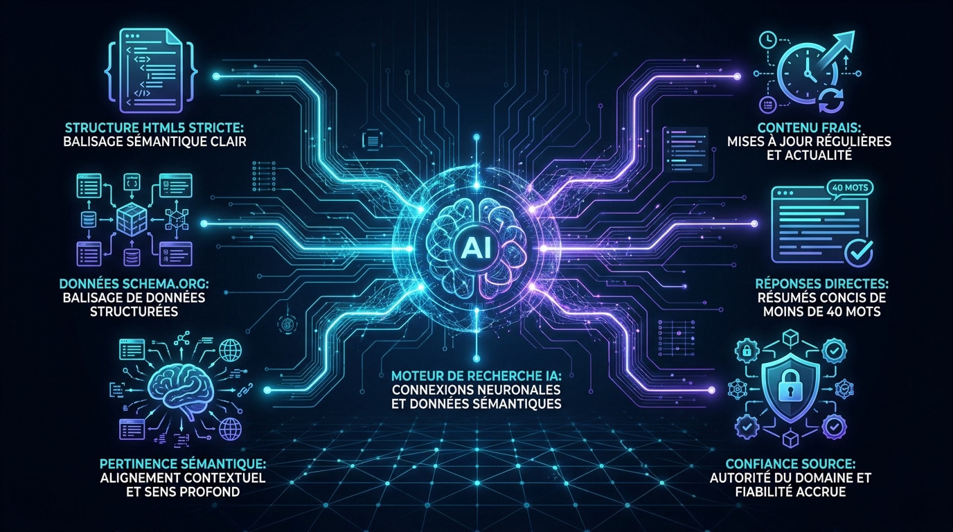 Schéma explicatif du fonctionnement de l'indexation par Perplexity AI