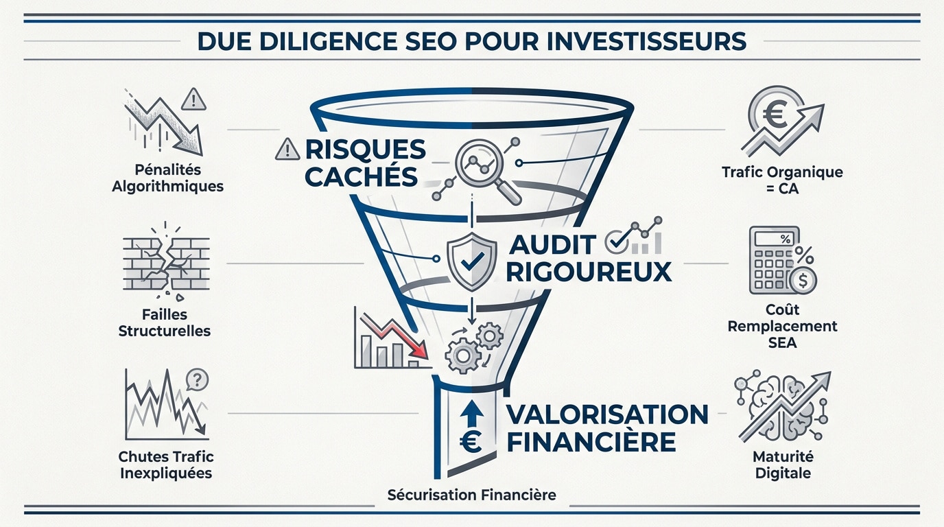 Analyse technique et financière pour une due diligence SEO stratégique