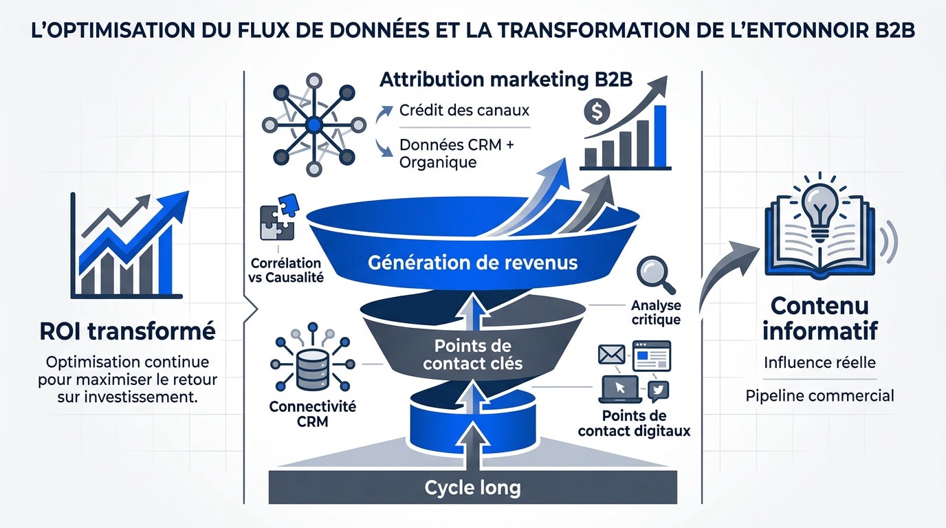 Optimisation du flux de données et de l'entonnoir de conversion B2B pour l'attribution SEO