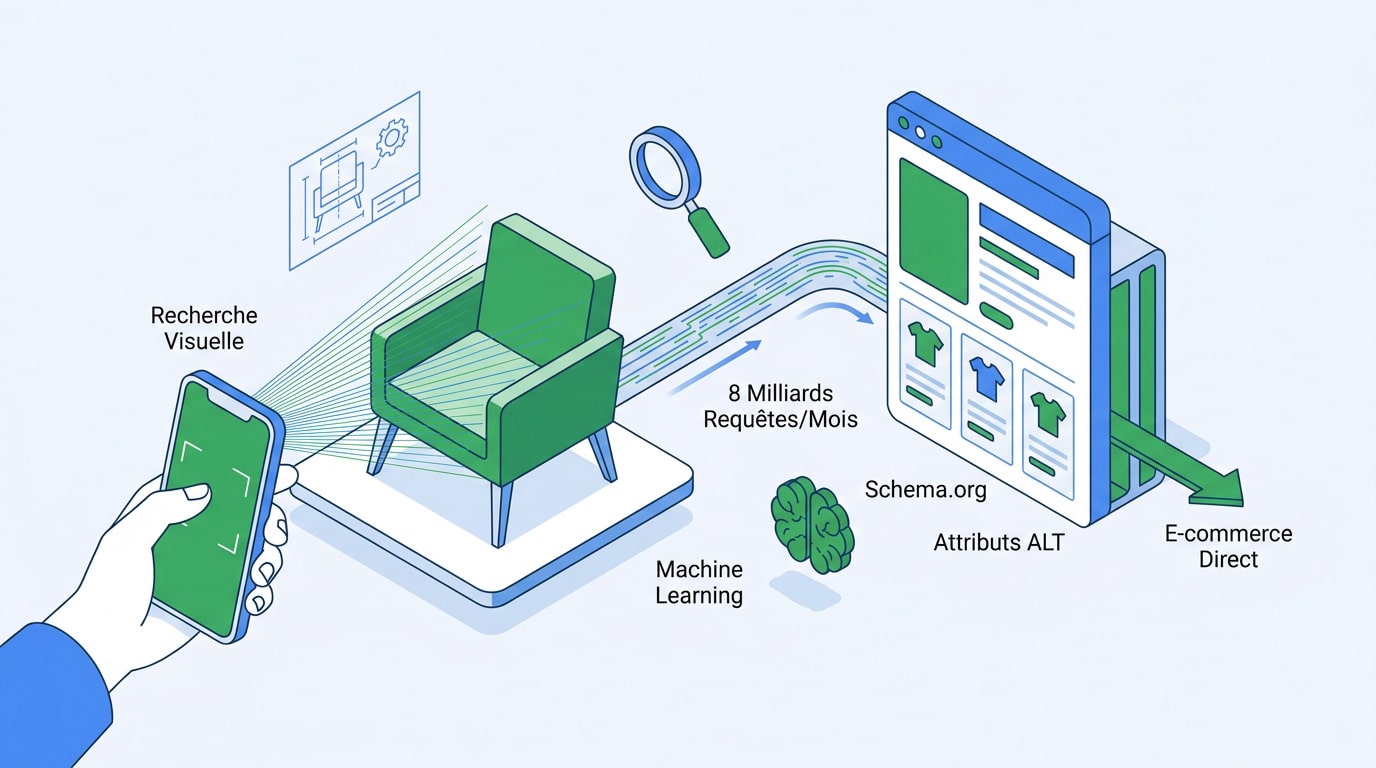Conversion de la recherche visuelle Google Lens vers le e-commerce