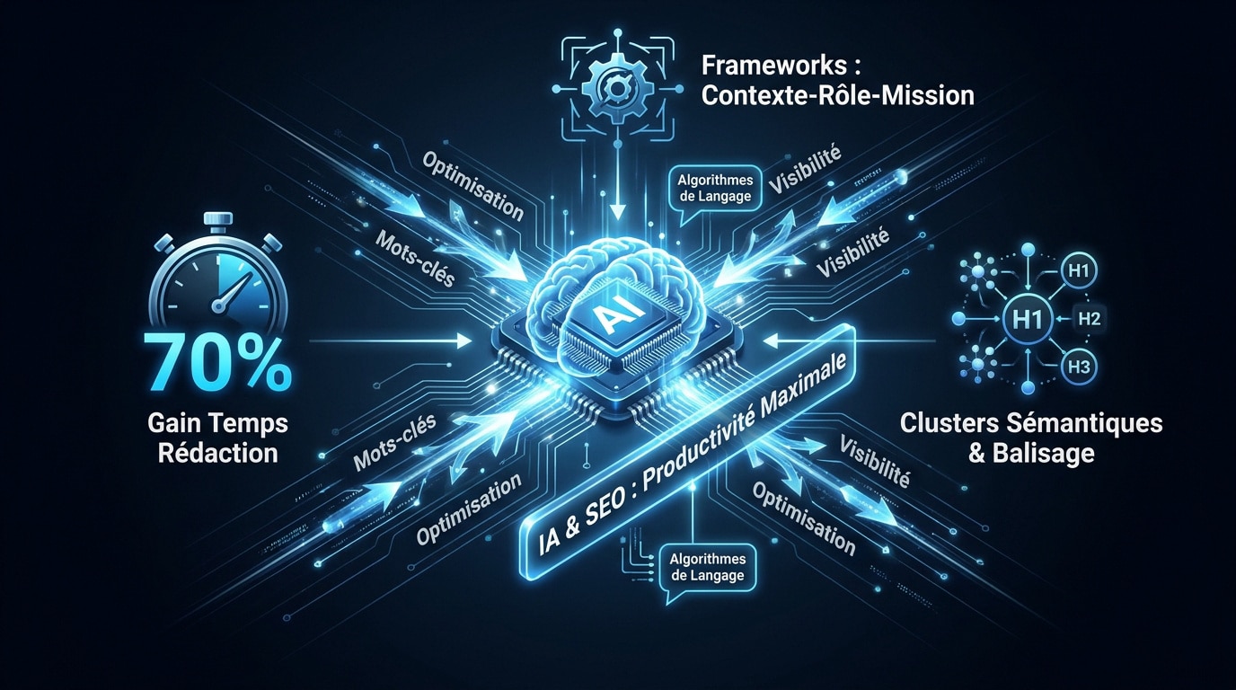 Optimisation de la productivité SEO grâce à l'intelligence artificielle et aux prompts stratégiques